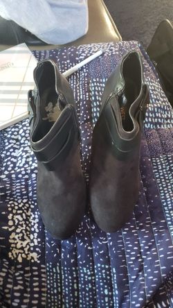 Nine West Black Boot Heels