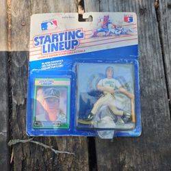 Mark McGuire Action Figure And Baseball Card