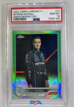 George Russell 2022 Topps Chrome Formula 1 Mercedes F1