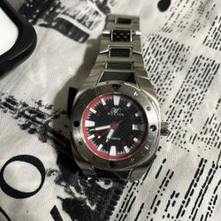 Magico Silver Carbon Fiber Tonneau Silver/Yellow Auto 21J Mens Watch (NJL020825)