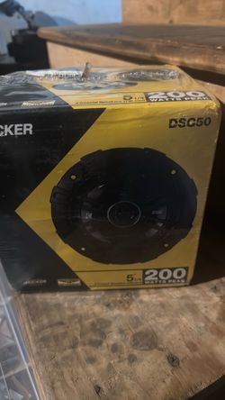 Kicker DSC50 5.25" Coaxial Speakers 200W