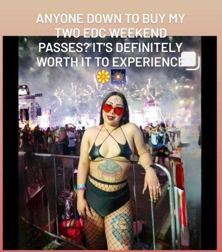 EDC GA PASSES 🌼❤️