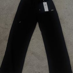 Alo Loose Fit Pants Black Size Medium
