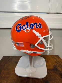 Tim Tebow Signed Florida Gators Schutt Mini Helmet BAS Authenticated NCAA