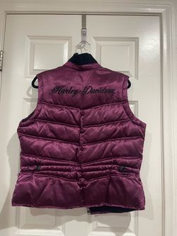 Harley-Davidson Purple Puffer Vest m