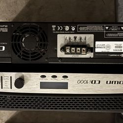(2) Crown CDi 1000 Two Channel Commercial Amplifier
