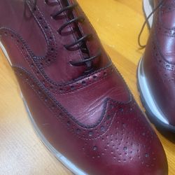 DUCA Men’s Size 11.5 ( Size 45 ) Italian Leather Dress Shoes 