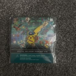 Pikachu Pokemon Center Special Delivery Pikachu Pin 