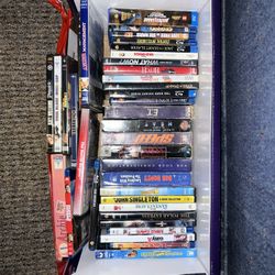 BLU RAY, VHS and DVD