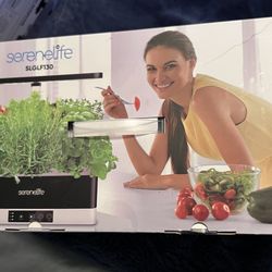 SereneLife Smart Indoor Hydroponic Herb Garden w/ LED Grow Light – New in Box