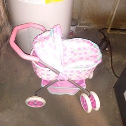 Kukamunga Toy Bassinet Stroller 