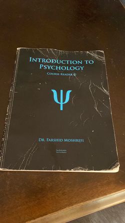 INTRODUCTION TO PSYCHOLOGY