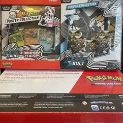 Pokémon Black Bolt & White Flare Binder Collection PRICE BELOW