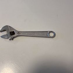 VINTAGE PROTO NO. 706 6 INCH ADJUSTABLE WRENCH Made In USA