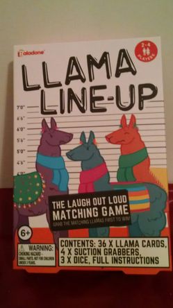 Llama Line-Up Matching Game