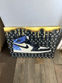 Nike Louis Vuitton Canvas Poster 