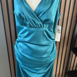Mother Of The Bride Teal Dress Size 14