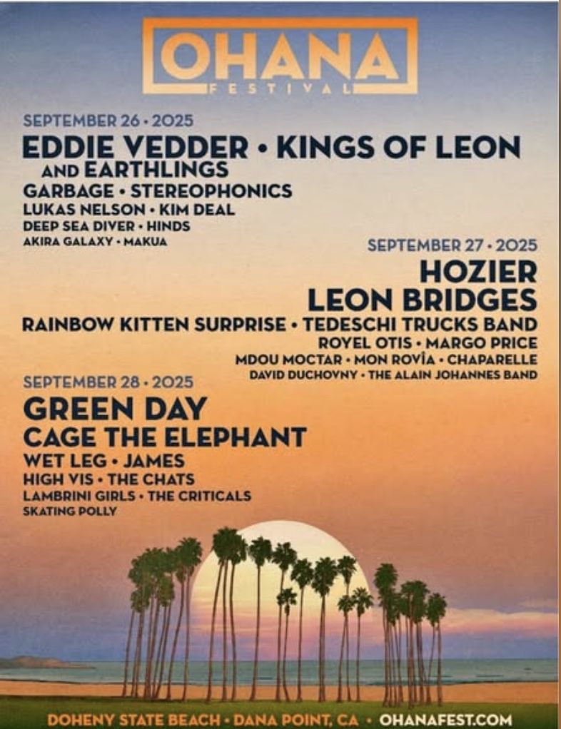 Ohana fest 1 Day Tickets , Sunday