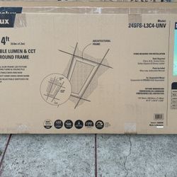 2 x 4 ft. Selectable 6000/4500/3000 Lumens, Integrated LED, Surround Architectural Slim Frame Panel, 4-Selectable CCT