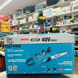 Makita XGT 18 in. 40V max Brushless Electric Battery Chainsaw (Tool Only)