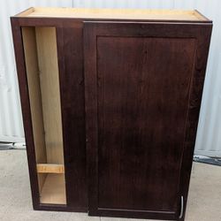 Wood Wall Cabinet For Storage Shelves