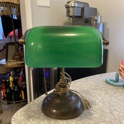 Vintage Bankers Desk Lamp