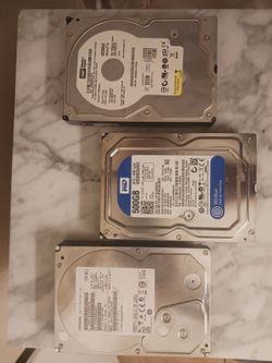 WD and Hitachi Hard drives 1tb to 500gb