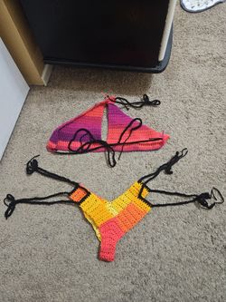 Crochet Keyhole Bikini Set 2pcs