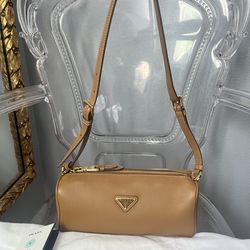 Prada leather shoulder bag