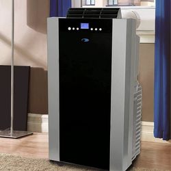 WHYNTER AIR CONDITIONER ❄️14K BTU & DEHUMIDIFIER , blows 60° COLD 🧊 ❄️ Rolls On Wheels , Sells On AMAZON for $500