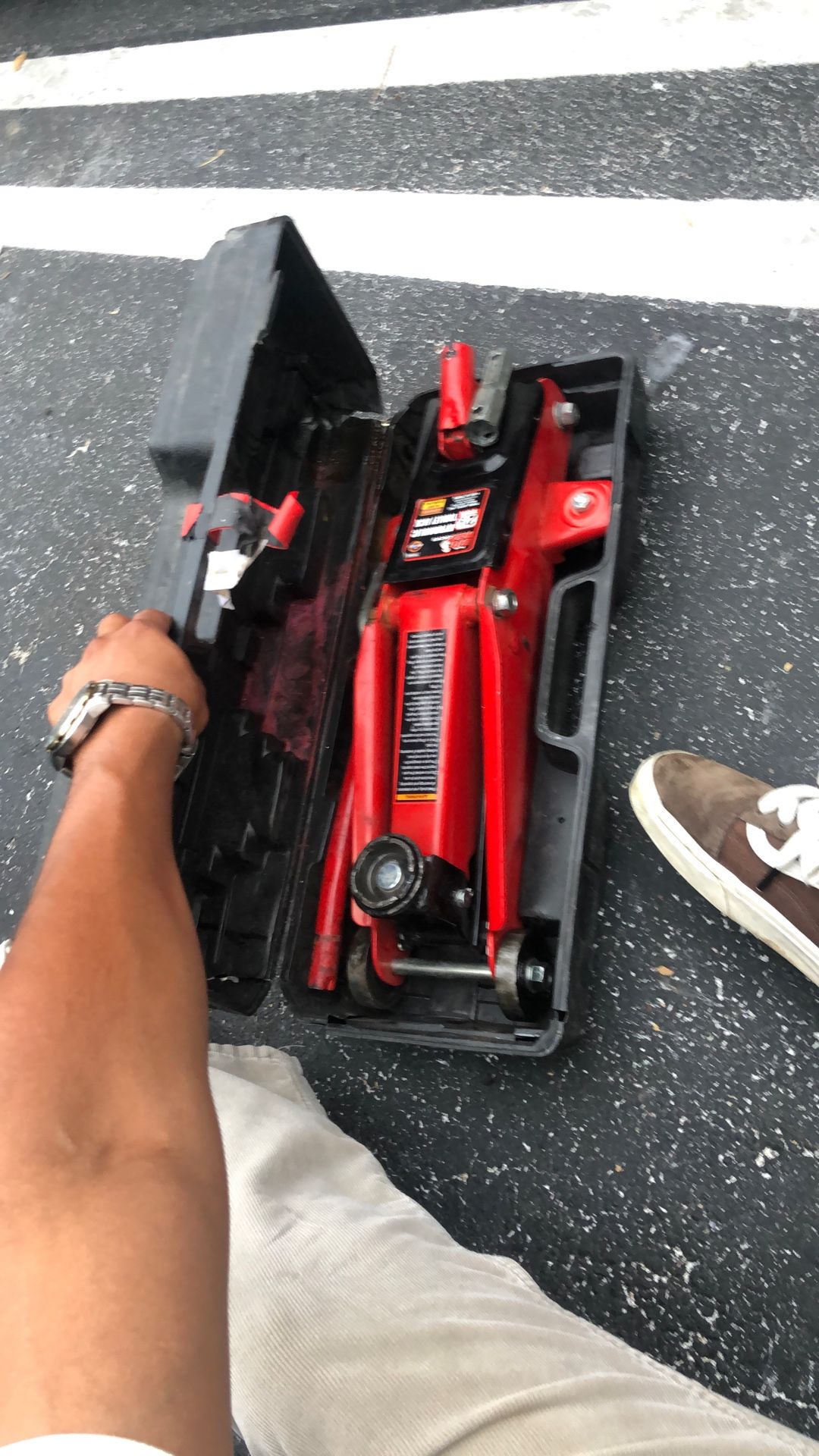 Big Red Hydraulic Trolley Jack