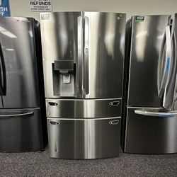 New Lg Four Door In Door Refrigerator 