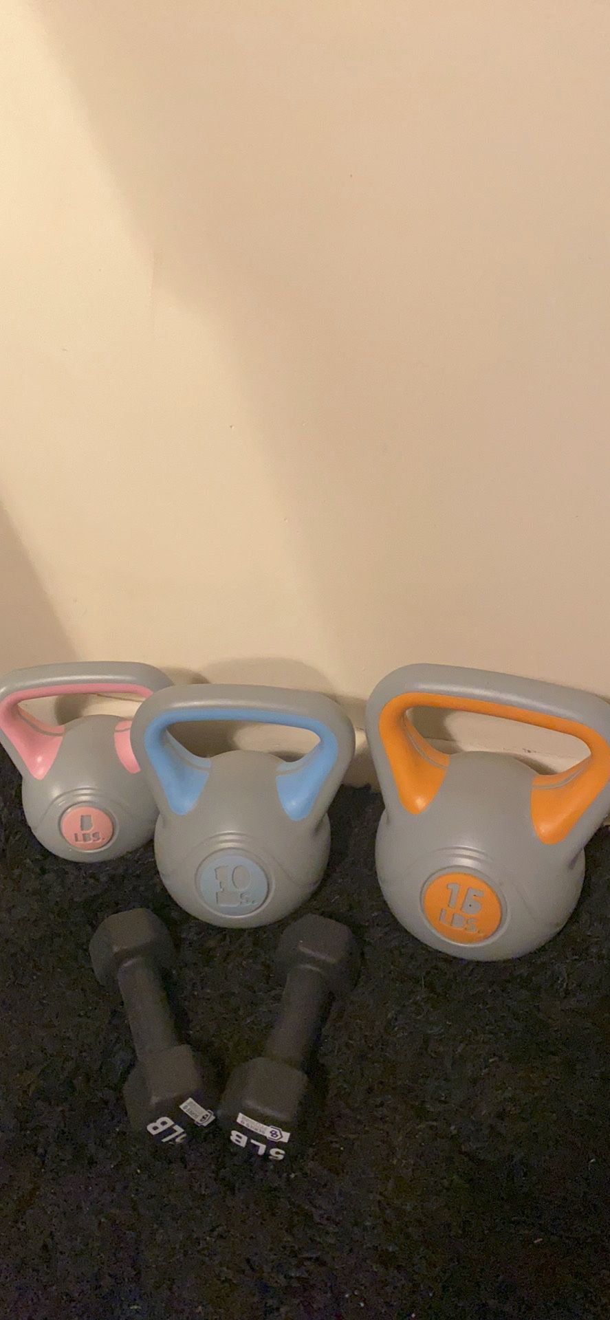 Kettlebells dumbbells weight set