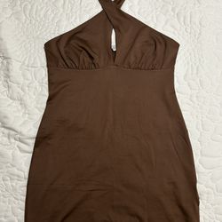 Brown Party Dress