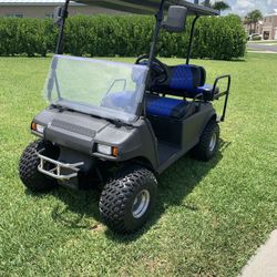 Golf cart 2012 Club Car DS - electric - mud tires - high speed motor