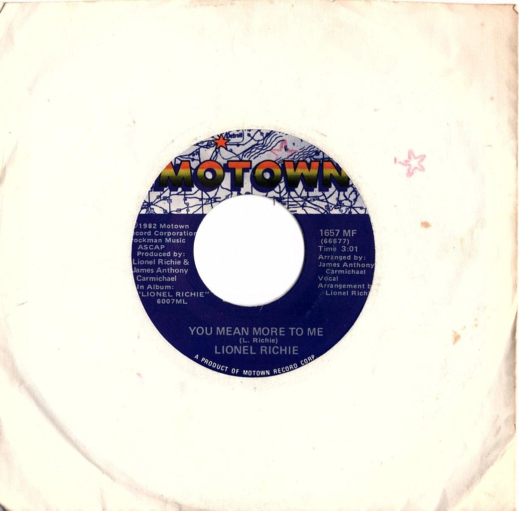 LIONEL RICHIE - You Are / You Mean More To Me