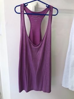 Purple juniors large shimmer tank