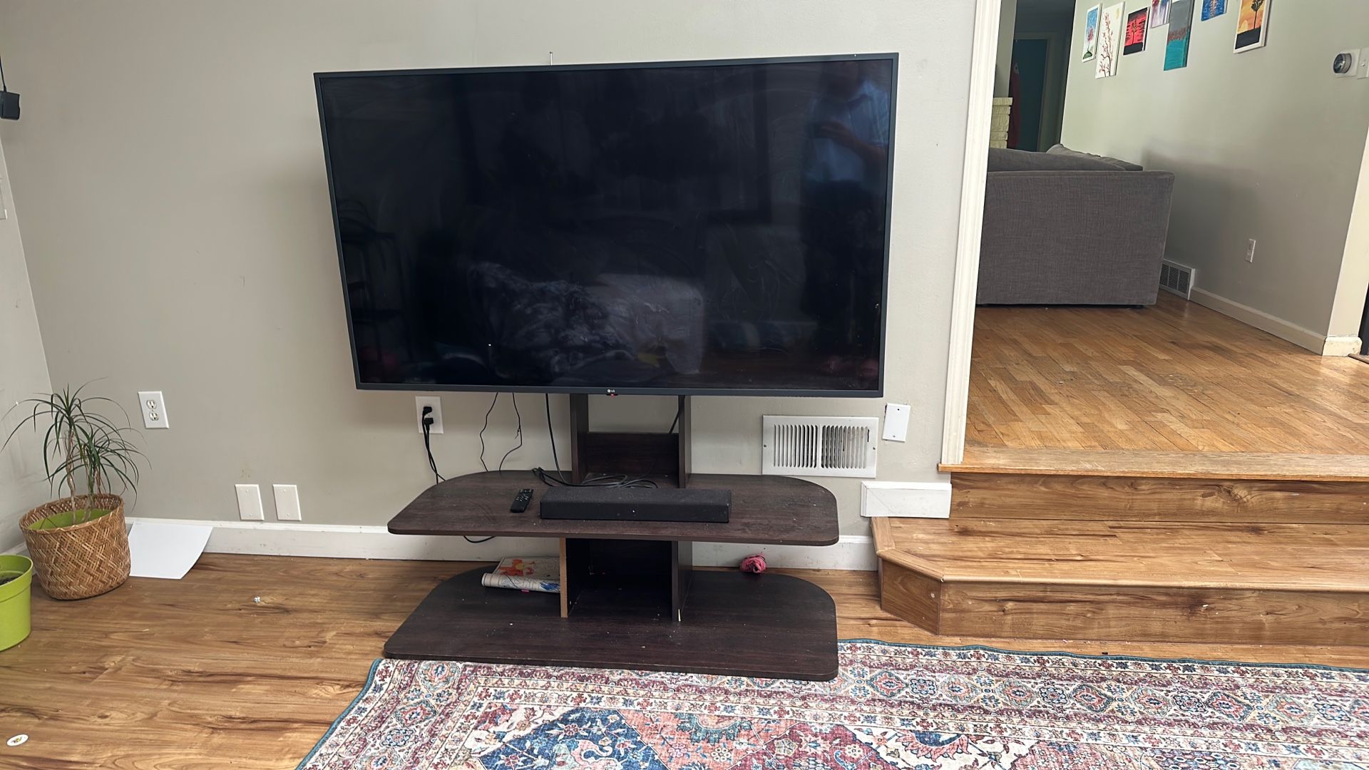 60 Inch LG tv With TV Stand And Sound System