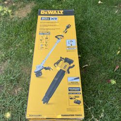 DEWALT 20V MAX Cordless Battery Powered String Trimmer & Blower Combo Kit with (1) 4 Ah Battery & Charger