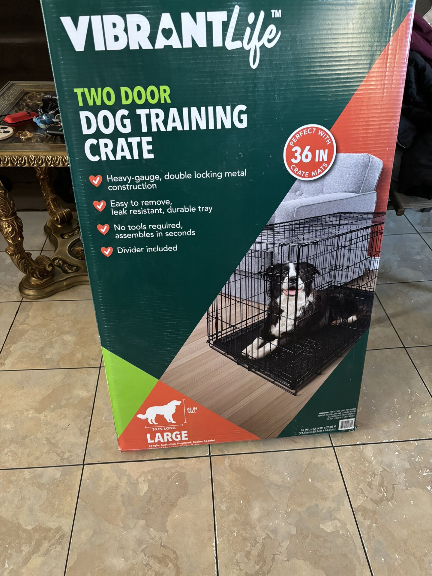36 Inch Dog Crate 