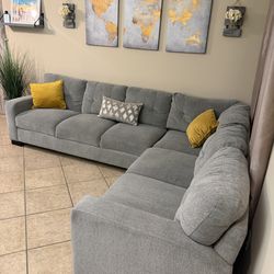 Beautiful Grey Sectional Couch from COSTCO