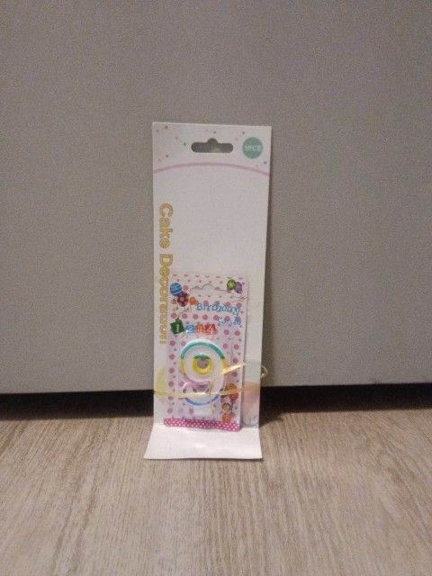 Number Nine Birthday Candle