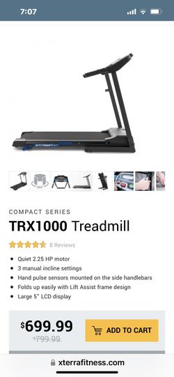 Trx1000 treadmill hot sale