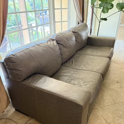Lombardia Leather Sofa And Loveseat