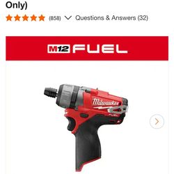 Milwaukee 2402-20 M12 FUEL

12V 1/4" Hex 2-Speed

Screwdriver