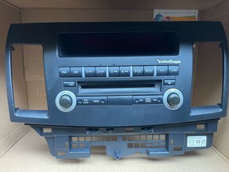 12-13 Mitsubishi Evolution Dash Radio Face Plate Control 8002B572XA