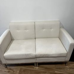 Small White Couch 