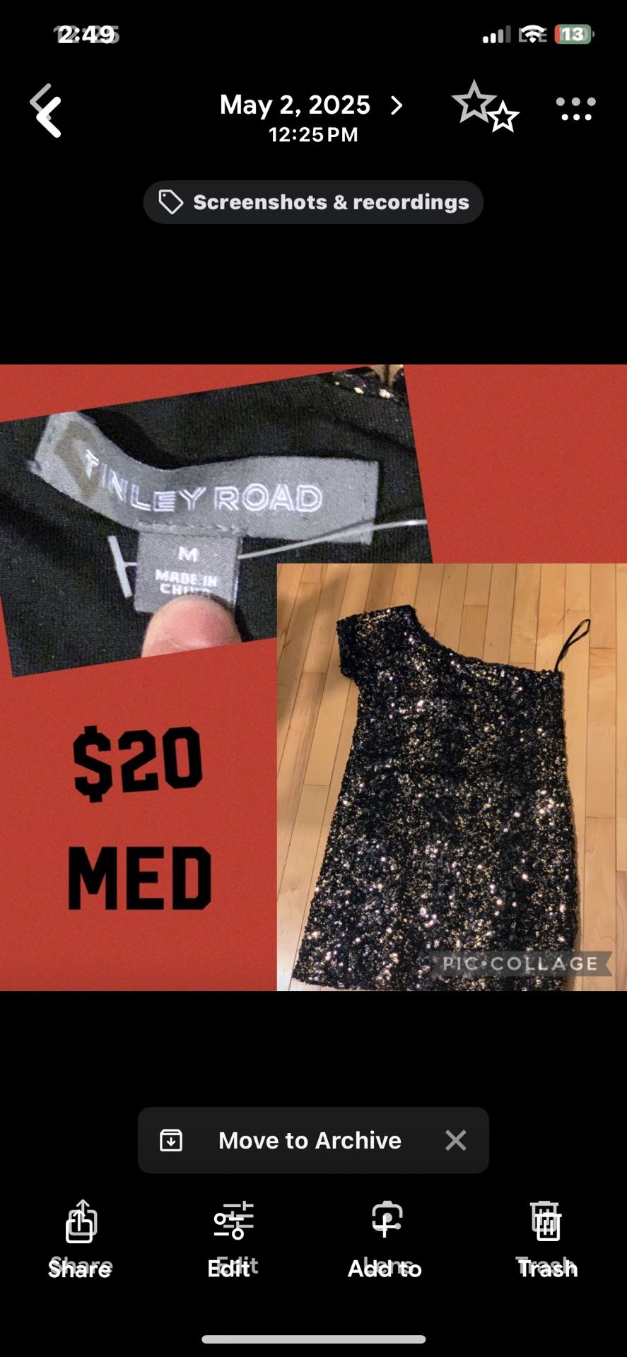 Med Dress New Without Tags