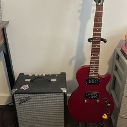 Les Paul Epiphone Limited Edition Guitar w/ Amplifier