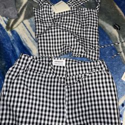 Peppermayo Short And Top Plaid Set 
